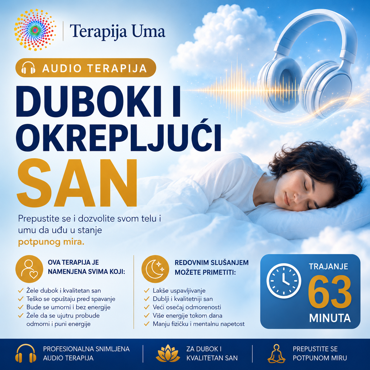 AUDIO TERAPIJA “DUBOK I OKREPLJUJUĆI SAN”
